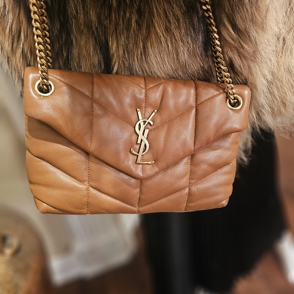 Saint Laurent Loulou Small Puffer Purse